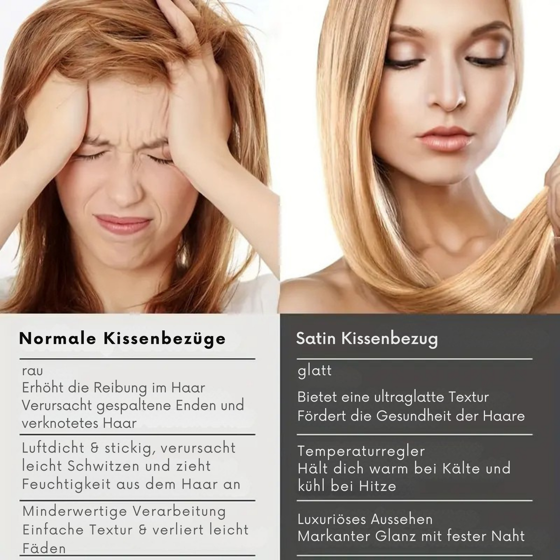 LuxeSatin™ Kissenbezüge 2er-Set - Trendz-Store
